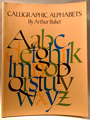 Stock image for Calligraphic Alphabets (Pictorial Archive Ser.) for sale by Black and Read Books, Music & Games