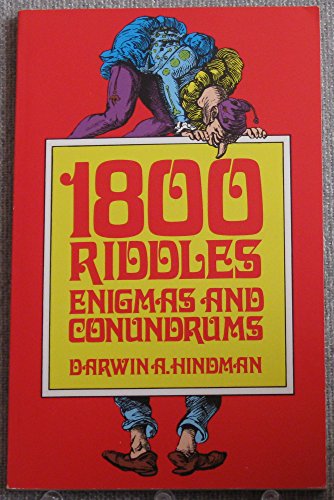 Stock image for 1800 Riddles, Enigmas and Conundrums for sale by Wonder Book