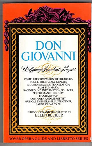 Stock image for Don Giovanni (Dover Opera Guide and Libretto Series) for sale by Wonder Book