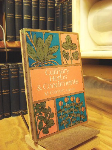 Beispielbild fr Culinary Herbs and Condiments zum Verkauf von Wonder Book