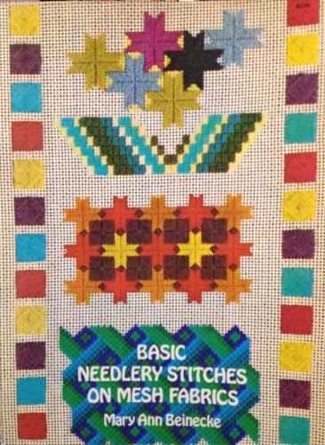 Basic Needlery Stitches On Mesh Fabric