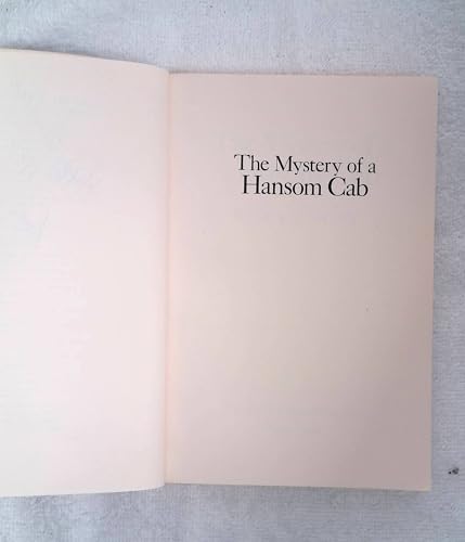 Stock image for Mystery of a Hansom Cab for sale by WorldofBooks