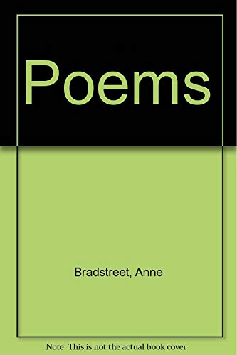 Stock image for Poems of Anne Bradstreet for sale by Better World Books