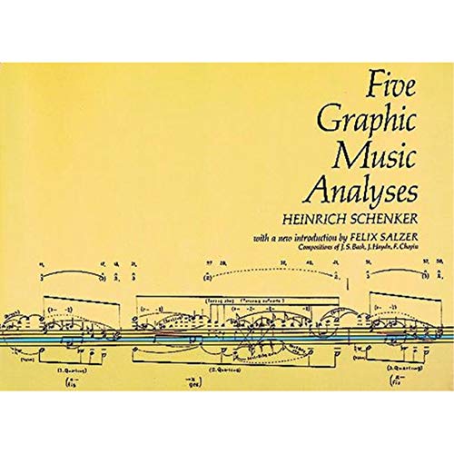 Imagen de archivo de Five Graphic Music Analyses (Dover Books On Music: Analysis) a la venta por BooksRun