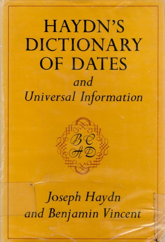 Immagine dell'editore per Haydn's Dictionary of Dates and Universal Information Relating to All Ages and Nations venduto da Edmonton Book Store