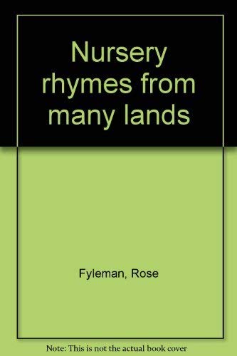 Imagen de archivo de Nursery Rhymes from Many Lands a la venta por SecondSale