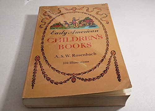 Beispielbild fr Early American Children's Books zum Verkauf von Better World Books