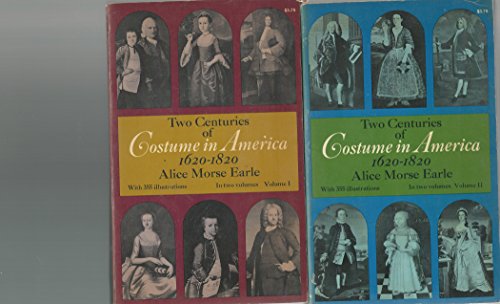 9780486225517: Two Centuries of Costume in America, 1620-1820: v. 1