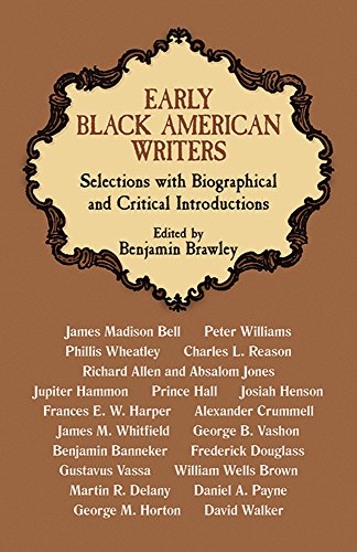 Early Negro American Writers