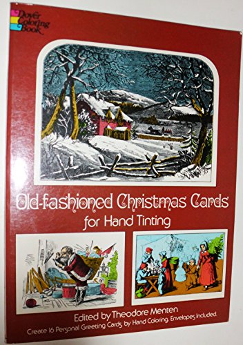 Imagen de archivo de Old Fashioned Christmas Cards for Hand Tinting a la venta por Lowry's Books