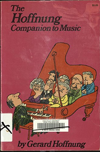 Beispielbild fr The Hoffnung companion to music zum Verkauf von Wonder Book