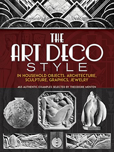 Beispielbild fr The Art Deco Style in Household Objects, Architecture, Sculpture, Graphics, Jewelry : 468 Authentic Examples zum Verkauf von Better World Books: West