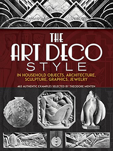 Imagen de archivo de The Art Deco Style: in Household Objects, Architecture, Sculpture, Graphics, Jewelry (Dover Architecture) a la venta por HPB-Ruby