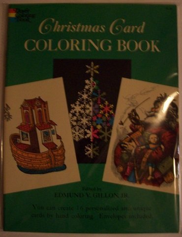 Beispielbild fr Christmas Card Coloring Book zum Verkauf von Books From California