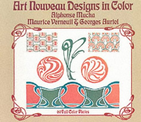 Imagen de archivo de Art Nouveau Designs in Color a la venta por GF Books, Inc.