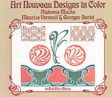 Stock image for Art Nouveau Designs in Color for sale by HPB Inc.