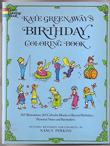 Stock image for Kate Greenaway's Birthday Coloring Book (Colouring Books) for sale by GridFreed