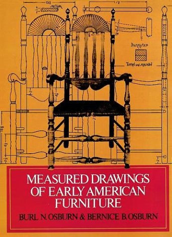 Imagen de archivo de Measured Drawings of Early American Furniture a la venta por Wonder Book