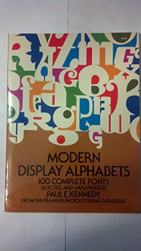 Beispielbild fr Modern Display Alphabets zum Verkauf von Better World Books