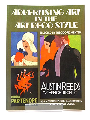 Imagen de archivo de Advertising Art in the Art Deco Style (Picture Archives) a la venta por Revaluation Books