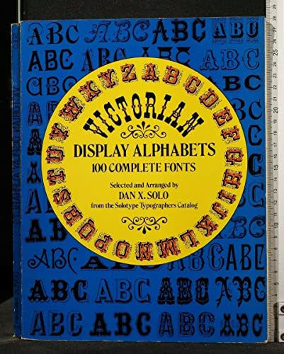 Stock image for Victorian Display Alphabets (Lettering, Calligraphy, Typography) for sale by HPB-Diamond