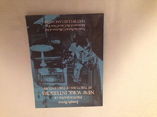 Beispielbild fr Photographs of New York Interiors at the Turn of the Century zum Verkauf von Better World Books