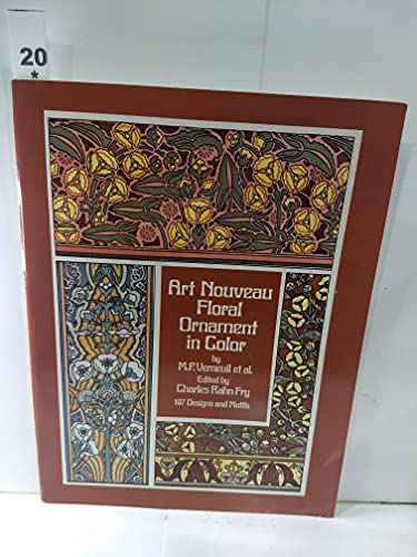 Imagen de archivo de Art Nouveau Floral Ornament in Color (Dover Pictorial Archive) a la venta por HPB-Ruby
