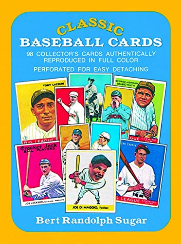 Stock image for Classic Baseball Cards: 98 Collector's Cards Authentically Reproduced in Full Color for sale by Wonder Book