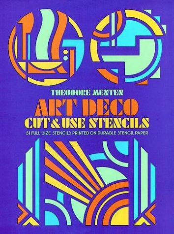 Beispielbild fr Art Deco Cut & Use Stencils: 181 zum Verkauf von WorldofBooks