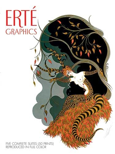 9780486235806: Erte" Graphics: 5 Complete Suites Reproduced in Full Colour (Dover Fine Art, History of Art)