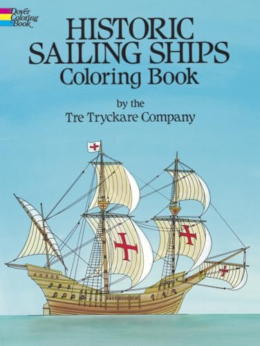 9780486235844: Historic Sailing Ships Coloring Book