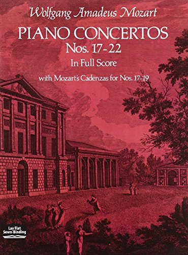 Beispielbild fr Piano Concertos Nos. 17-22 in Full Score (Dover Music Scores) zum Verkauf von Half Price Books Inc.