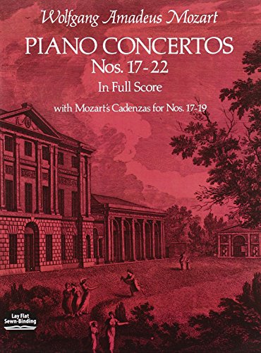 Stock image for Piano Concertos Nos. 17-22 in Full Score (Dover Music Scores) for sale by Half Price Books Inc.