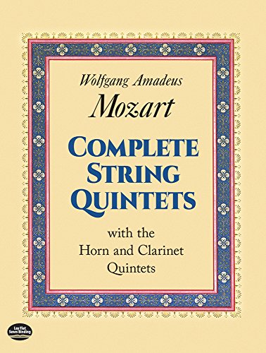 9780486236032: W.a. mozart: complete string quintets with the horn and clarinet quintets (Dover Chamber Music Scores)