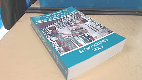 9780486236162: An Egyptian Hieroglyphic Dictionary Volume 2: With an Index of English Words, King List, a Geographical List with Indexes, List of Hieroglyphic Characters