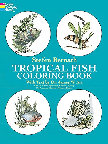 Tropical Fish Coloring Book (Dover Nature Coloring Book) - Stefen Bernath
