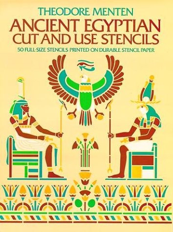 Beispielbild fr Ancient Egyptian Cut and Use Stencils zum Verkauf von Wonder Book