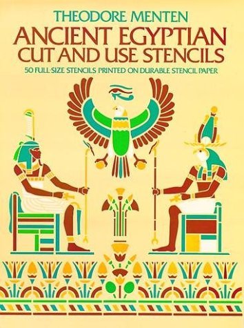 9780486236261: Ancient Egyptian Cut and Use Stencils