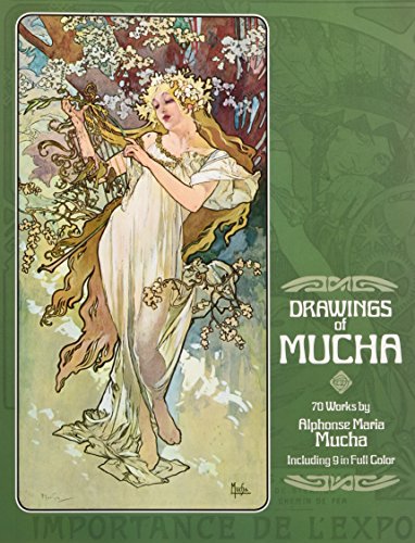 Stock image for Drawings of Mucha: 70 Works by Alphonse Maria Mucha Including 9 in Full Color for sale by Jenson Books Inc