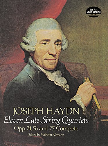 Stock image for Eleven Late String Quartets, Opp. 74, 76 and 77, Complete (Dover Chamber Music Scores) for sale by Reliant Bookstore