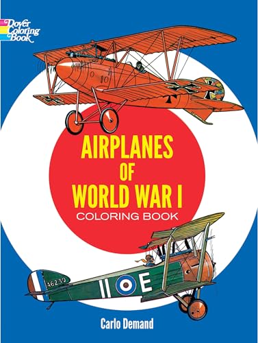 Airplanes of World War I Coloring Book (Dover History Coloring Book)