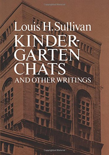 9780486238128: Kindergarten Chats and Other Writings (Dover Architecture)