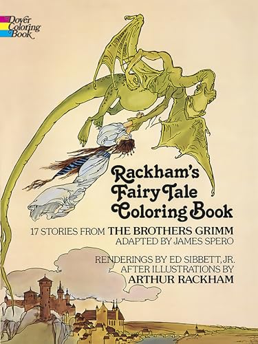 Beispielbild fr Rackham's Fairy Tale Coloring Book (Dover Classic Stories Coloring Book) zum Verkauf von Wonder Book