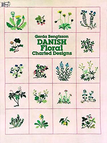{CROSS STITCH} Danish Floral Charted Designs