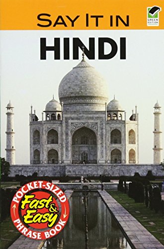 Imagen de archivo de Say It in Hindi a la venta por Better World Books