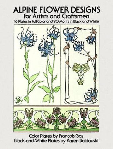 Stock image for Alpine Flower Designs for Artists and Craftsmen for sale by Better World Books