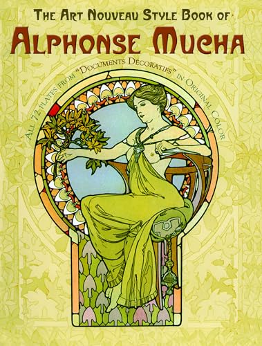 Imagen de archivo de The Art Nouveau Style Book of Alphonse Mucha (Dover Fine Art, History of Art) a la venta por HPB Inc.