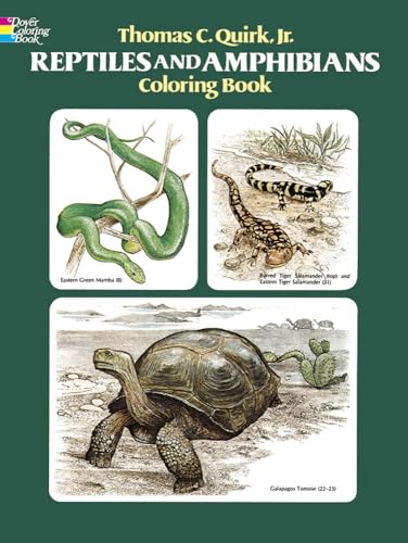 Beispielbild fr Reptiles and Amphibians Coloring Book zum Verkauf von Wonder Book