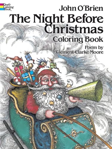 Imagen de archivo de The Night Before Christmas (Dover Holiday Coloring Book) a la venta por WorldofBooks