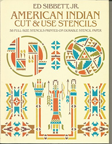9780486241838: American Indian Cut and Use Stencils